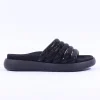 Women Gabor Abbott Glitter Strap Mule Sandal - Black Shimmer