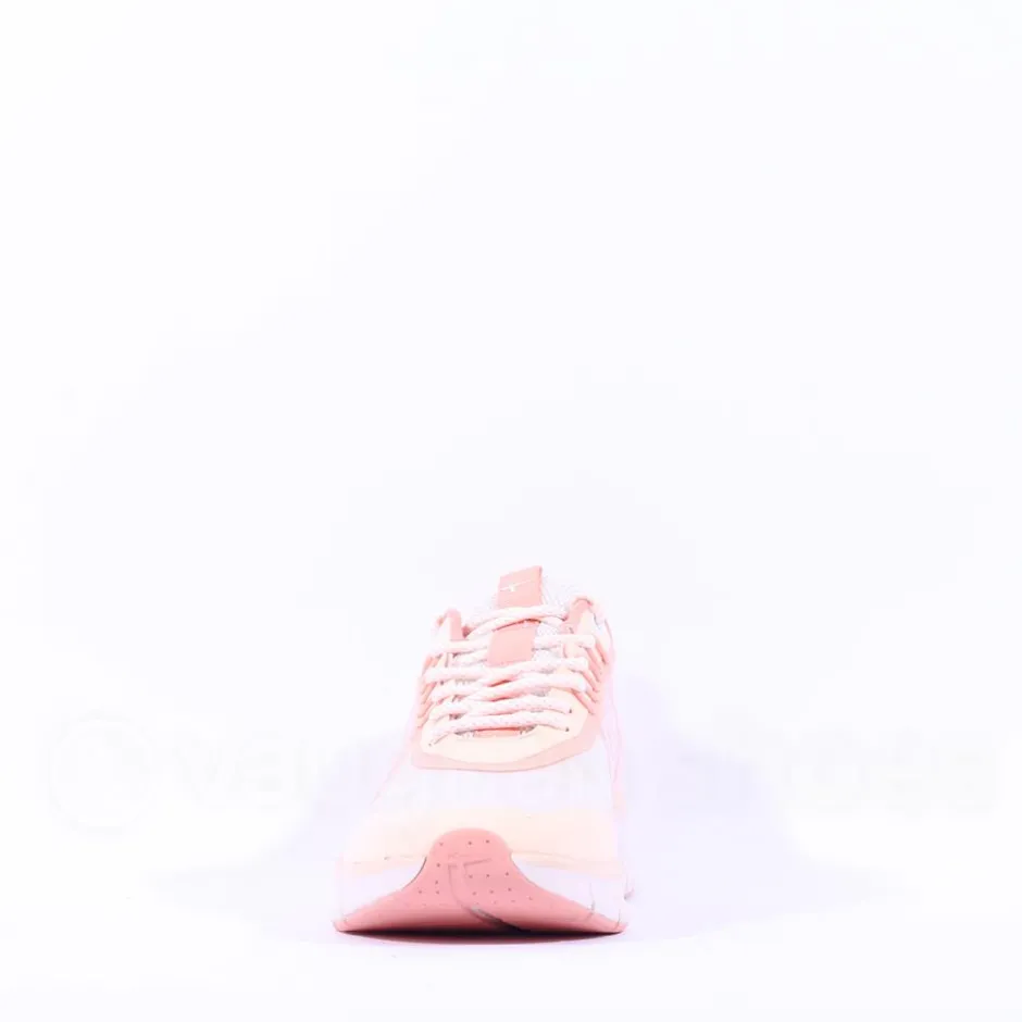 Women Tamaris Activa Laced Mesh Trainer - Peach