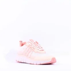 Women Tamaris Activa Laced Mesh Trainer - Peach