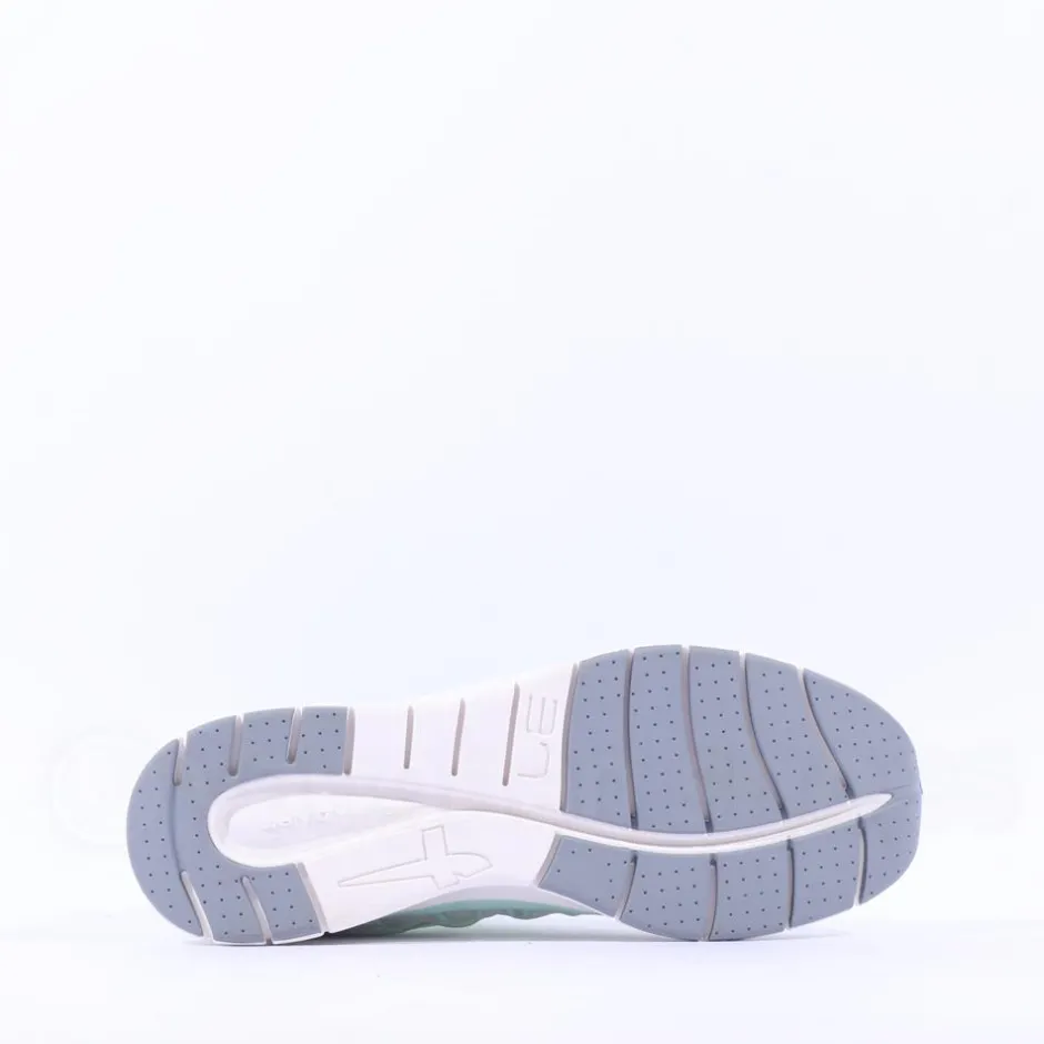 Women Tamaris Activa Laced Mesh Trainer - Light Green