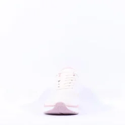 Women Tamaris Activa Lightweight Lace Trainer - White Pink