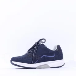 Women Gabor Adora Rolling Soft Sidezip Trainer - Navy