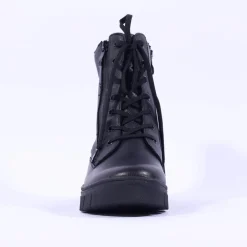 Women Caprice Agathe Waterproof Lace Zip Boot - Black