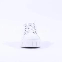 Women Marco Tozzi Ago Bungee Lace Trainer - White Combi