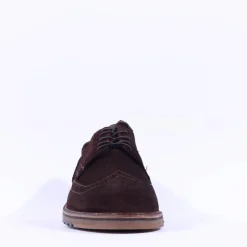 Ara Men Alessio Suede Wingtip Brogue - Brown Suede