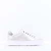 Women Tamaris Alexia Platform Laced Trainer - Pearl