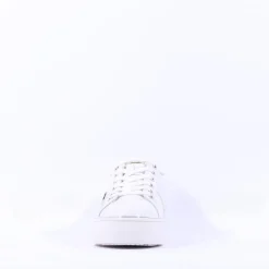 Women Tamaris Alexia Platform Laced Trainer - White Silver