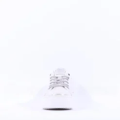 Women Tamaris Alexia Platform Laced Trainer - Pearl