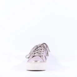 Women Tamaris Alexia Platform Laced Trainer - Light Gold