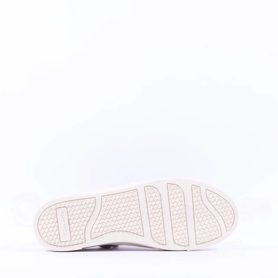Women Tamaris Alexia Platform Laced Trainer - Light Gold