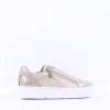 Women Tamaris Alexia Platform Sidezip Trainer - Gold