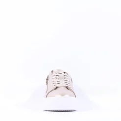 Women Tamaris Alexia Platform Sidezip Trainer - Gold