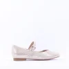 Women Caprice Alisa Low Strap Shimmer Pump - Light Gold