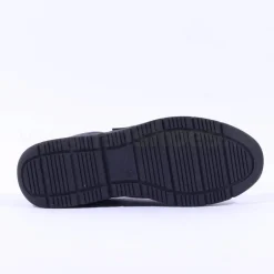Women Caprice Allie Velcro Strap Comfort Shoe - Black Patent