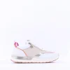 Women Tamaris Almina Multi Side Zip Trainer - White Gold Combi