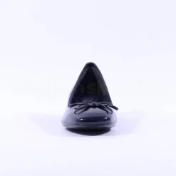 Women Tamaris Almira Bow Tie Block Heel Pump - Navy Patent
