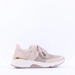 Women Gabor Aloe Rolling Soft Mesh Trainer - Beige Gold