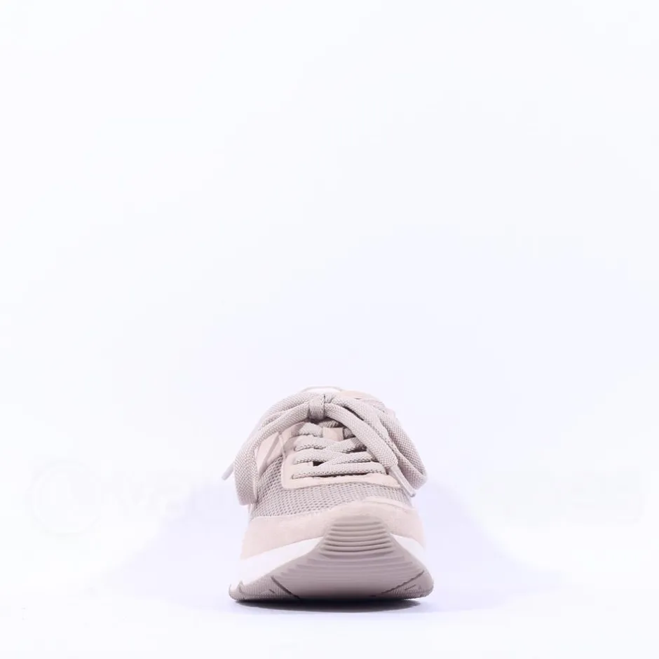 Women Gabor Aloe Rolling Soft Mesh Trainer - Beige Gold