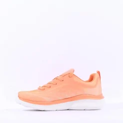 Women Tamaris Amelie Athleisure Wedge Trainer - Orange