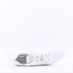 Women Tamaris Amelie Athleisure Wedge Trainer - Off White