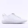 Women Gabor Amulet Laced Casual Shoe - White Leather