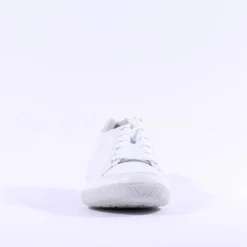 Women Gabor Amulet Laced Casual Shoe - White Leather