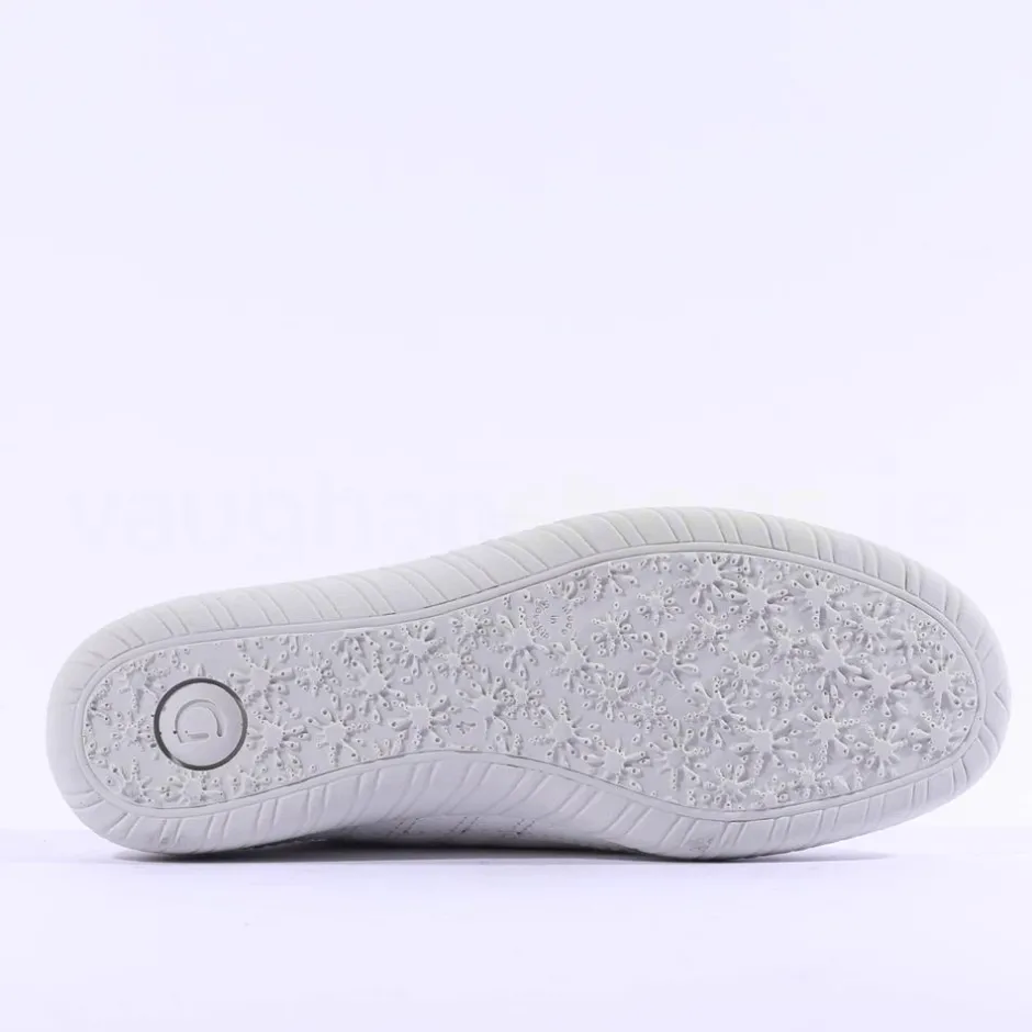 Women Gabor Amulet Laced Casual Shoe - White Leather