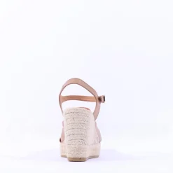 Women Wonders Anakena Espadrille Wedge - Mocha Leather