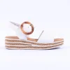 Women Gabor Andre Ring Buckle Layered Sandal - Latte Leather