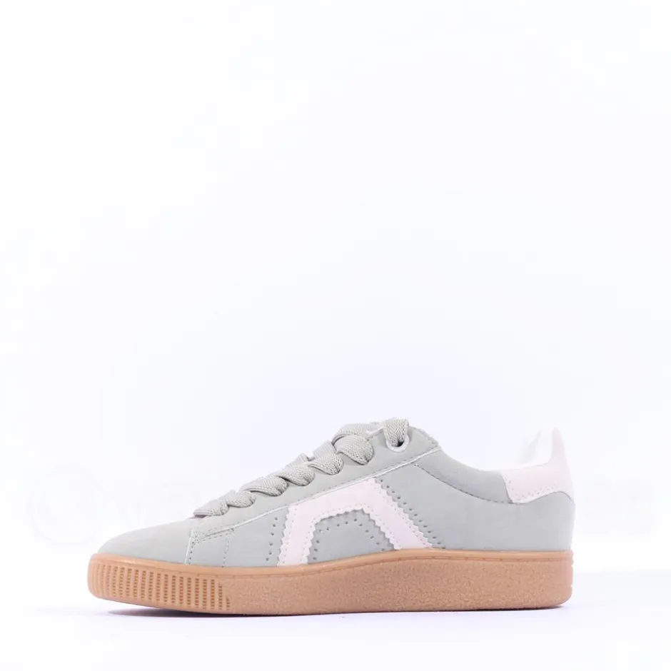 Women S.Oliver Anna Thick Lace Gumsole Trainer - Pistachio