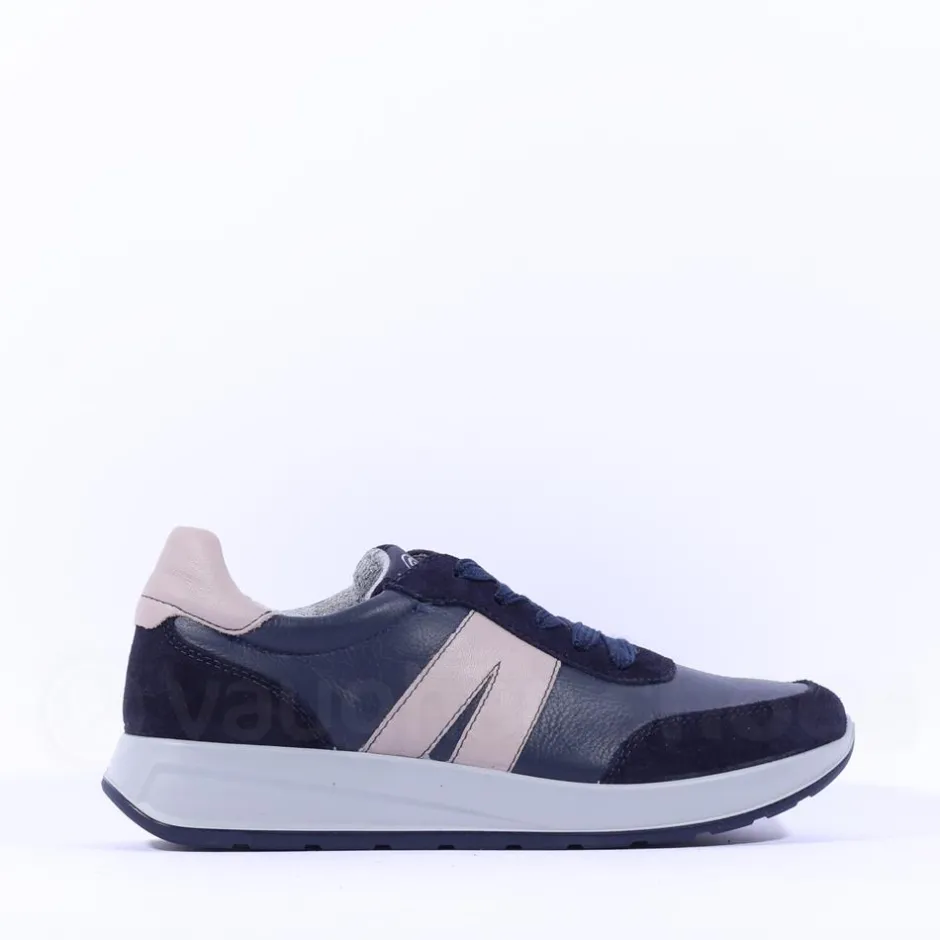 Ara Men Ara Matteo Laced Casual Trainer - Navy Grey