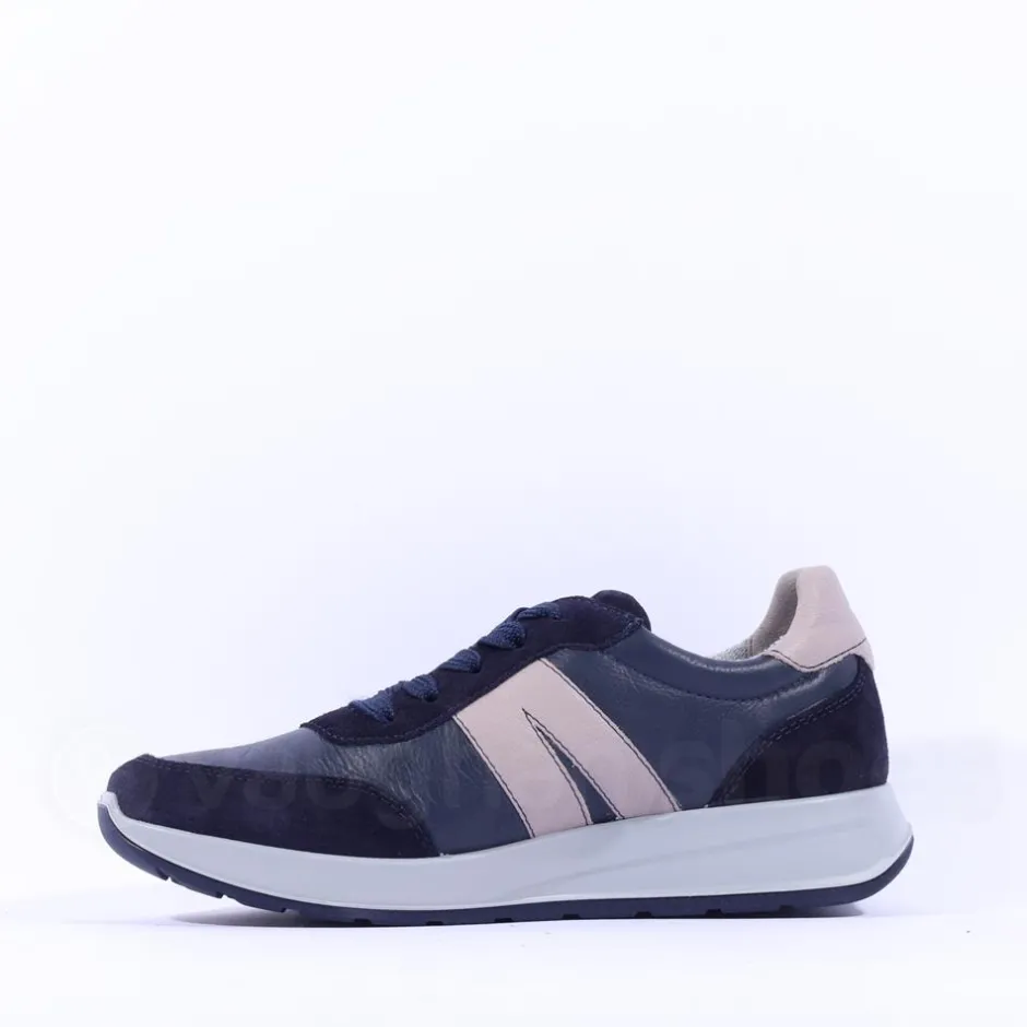 Ara Men Ara Matteo Laced Casual Trainer - Navy Grey