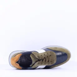 Ara Men Ara Matteo Laced Casual Trainer - Khaki Combi