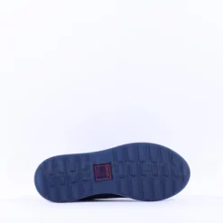 Women Ara Osaka Side Zip Lace Trainer - Navy White