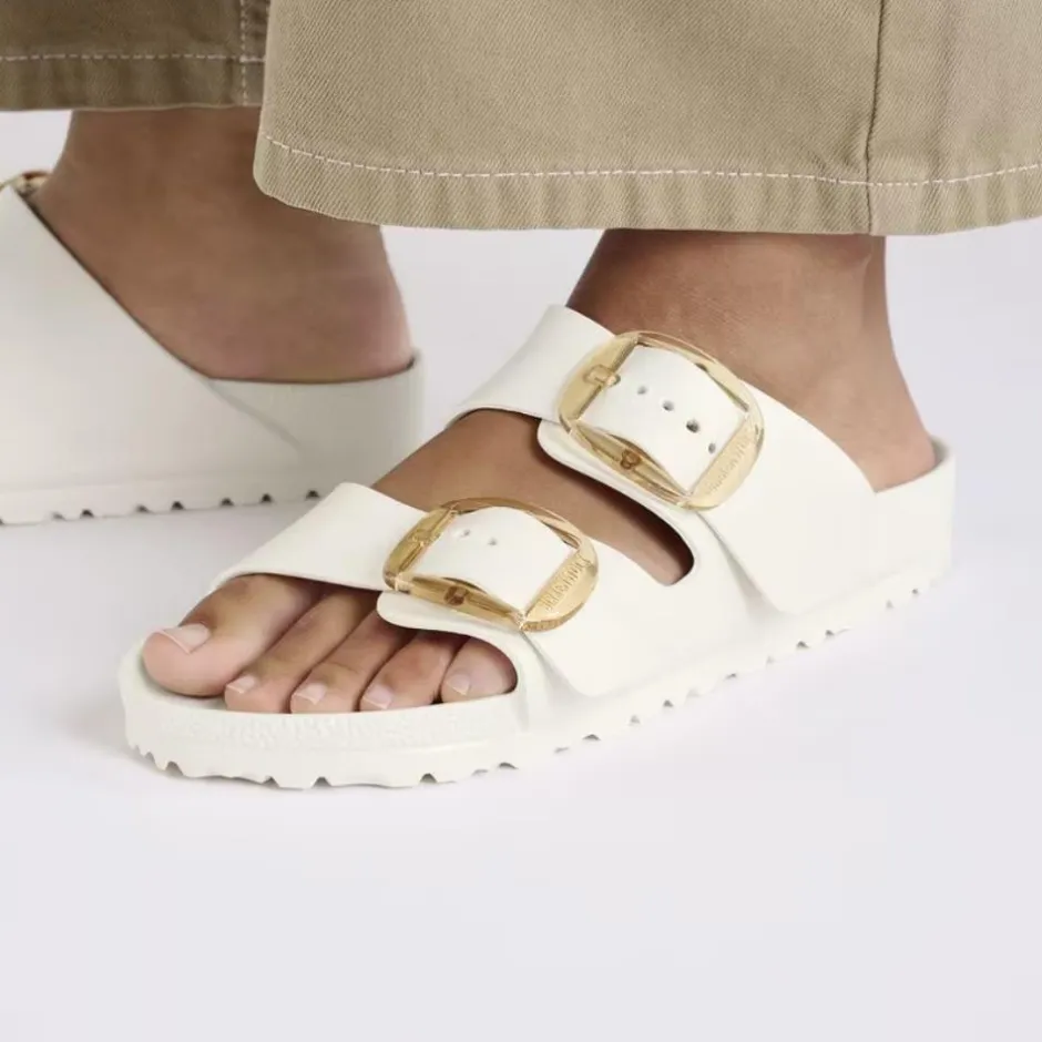 Women Birkenstock Arizona Big Buckle Eva - Eggshell