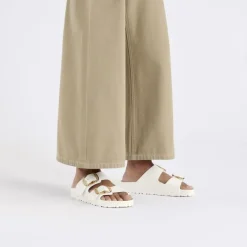 Women Birkenstock Arizona Big Buckle Eva - Eggshell