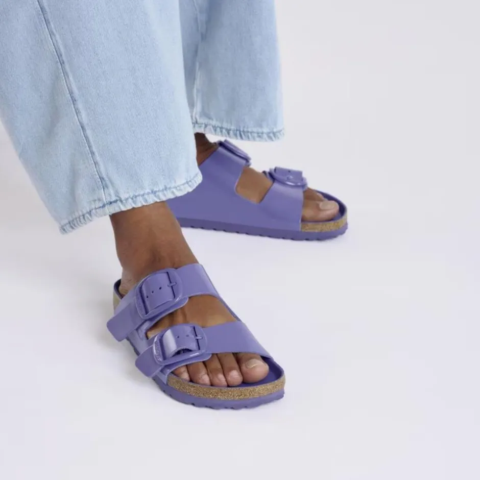 Women Birkenstock Arizona Big Buckle Highshine - Purple Dusk Tonal