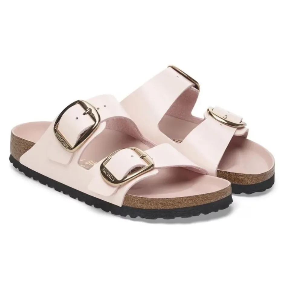 Women Birkenstock Arizona Big Buckle Highshine - Light Rose