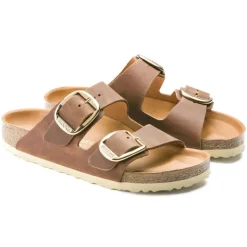 Women Birkenstock Arizona Big Buckle Oiled - Cognac