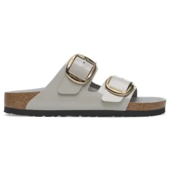Women Birkenstock Arizona Big Buckle Patent - Stone Coin