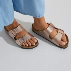 Women Birkenstock Arizona Birko-Flor - Copper