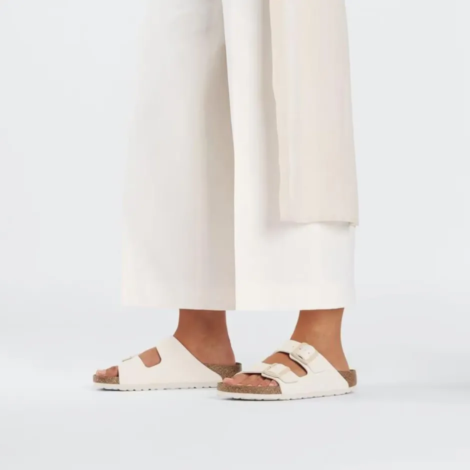Women Birkenstock Arizona Birko-Flor - Eggshell