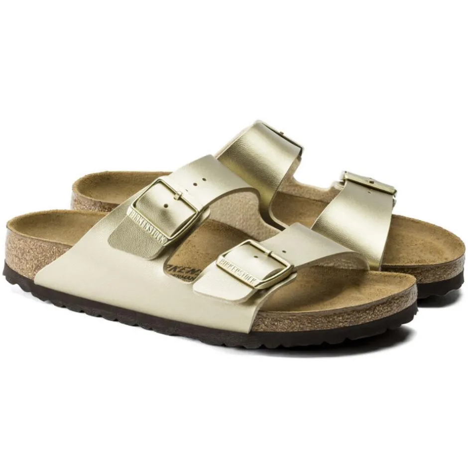Women Birkenstock Arizona Birko-Flor - Gold