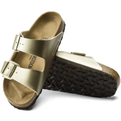 Women Birkenstock Arizona Birko-Flor - Gold