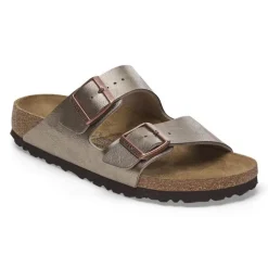 Women Birkenstock Arizona Birko-Flor - Graceful Taupe