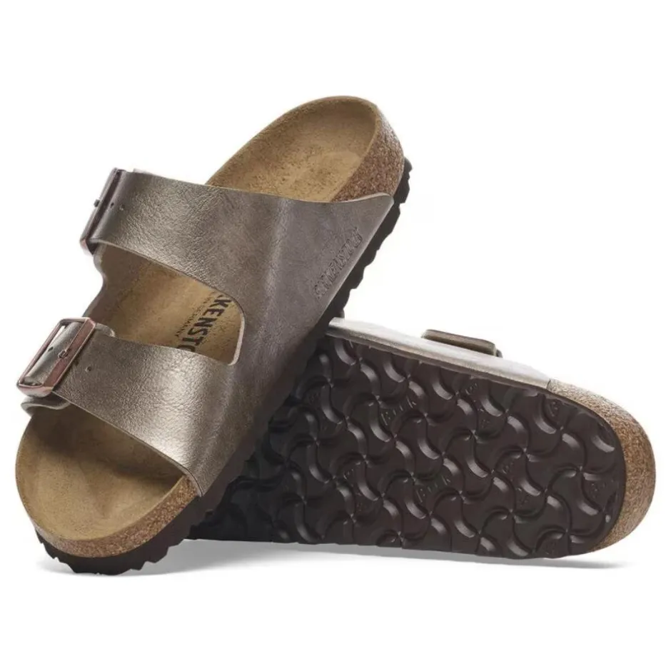 Women Birkenstock Arizona Birko-Flor - Graceful Taupe