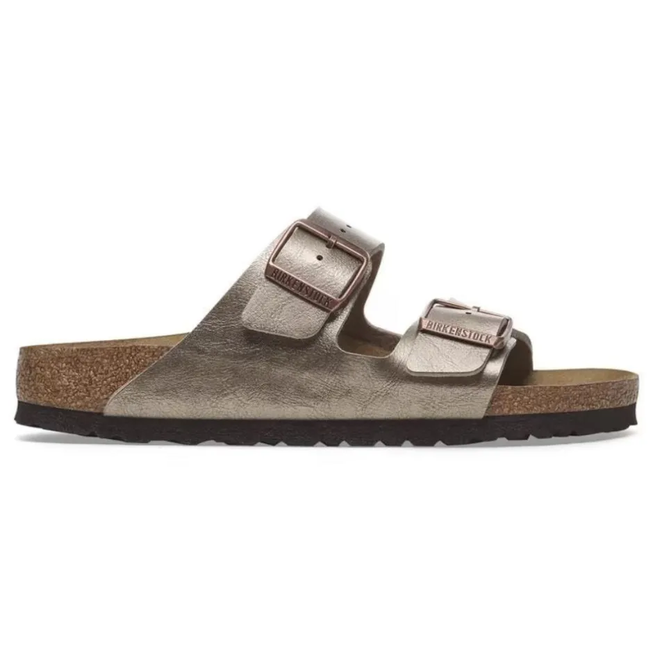 Women Birkenstock Arizona Birko-Flor - Graceful Taupe