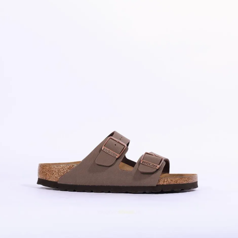 Women Birkenstock Arizona Birko-Flor - Nubuck Mocha