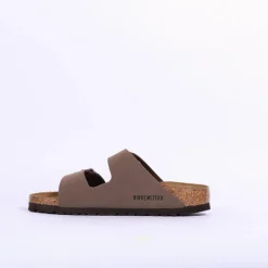 Women Birkenstock Arizona Birko-Flor - Nubuck Mocha