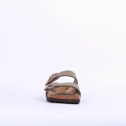 Women Birkenstock Arizona Birko-Flor - Nubuck Stone